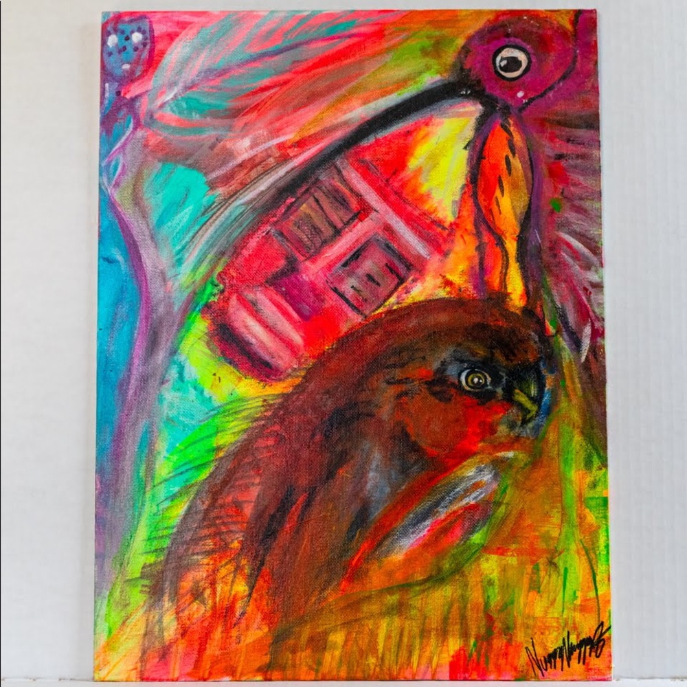 Acrylic painting